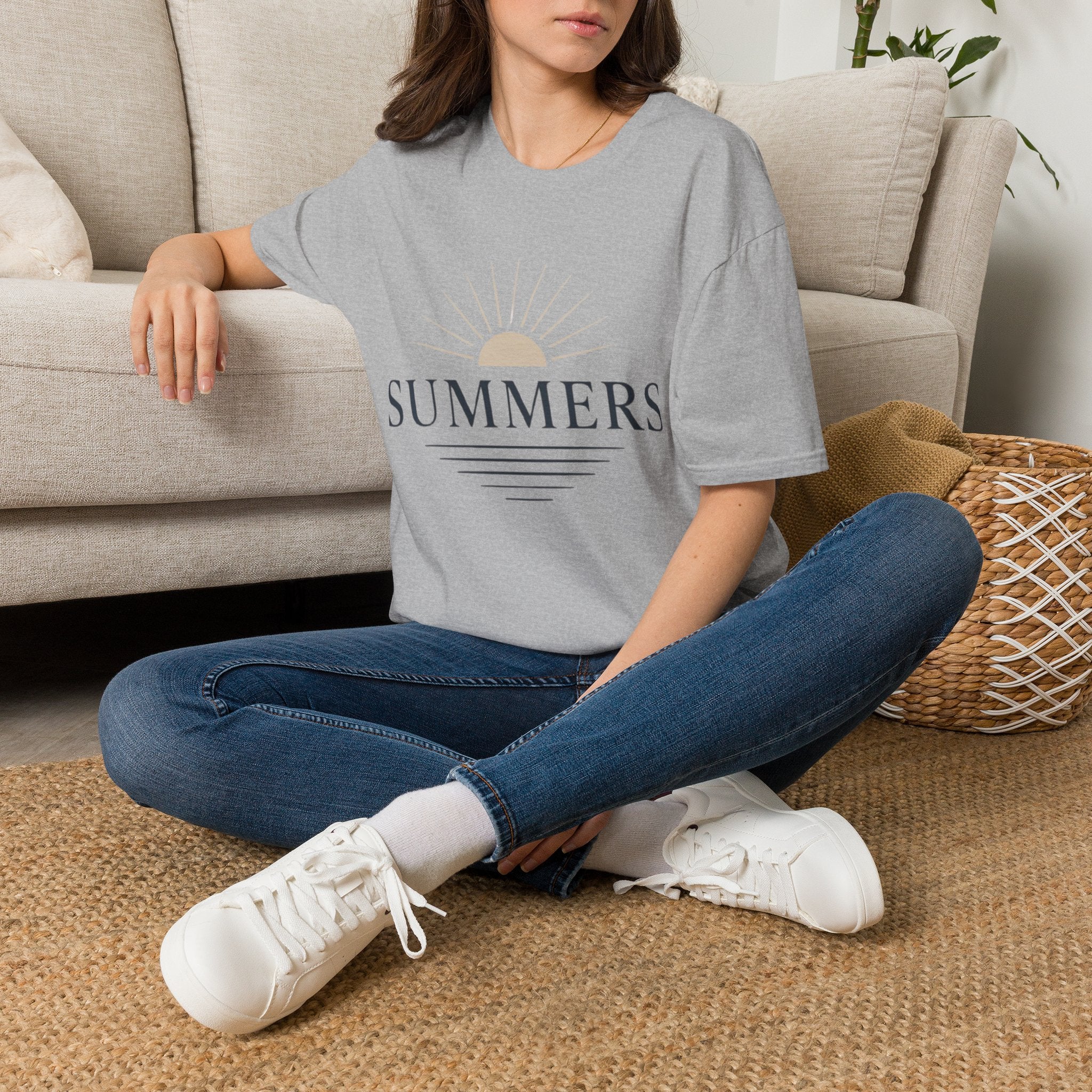 Summer Sun T-Shirt — Retro Sunrise Graphic Tee