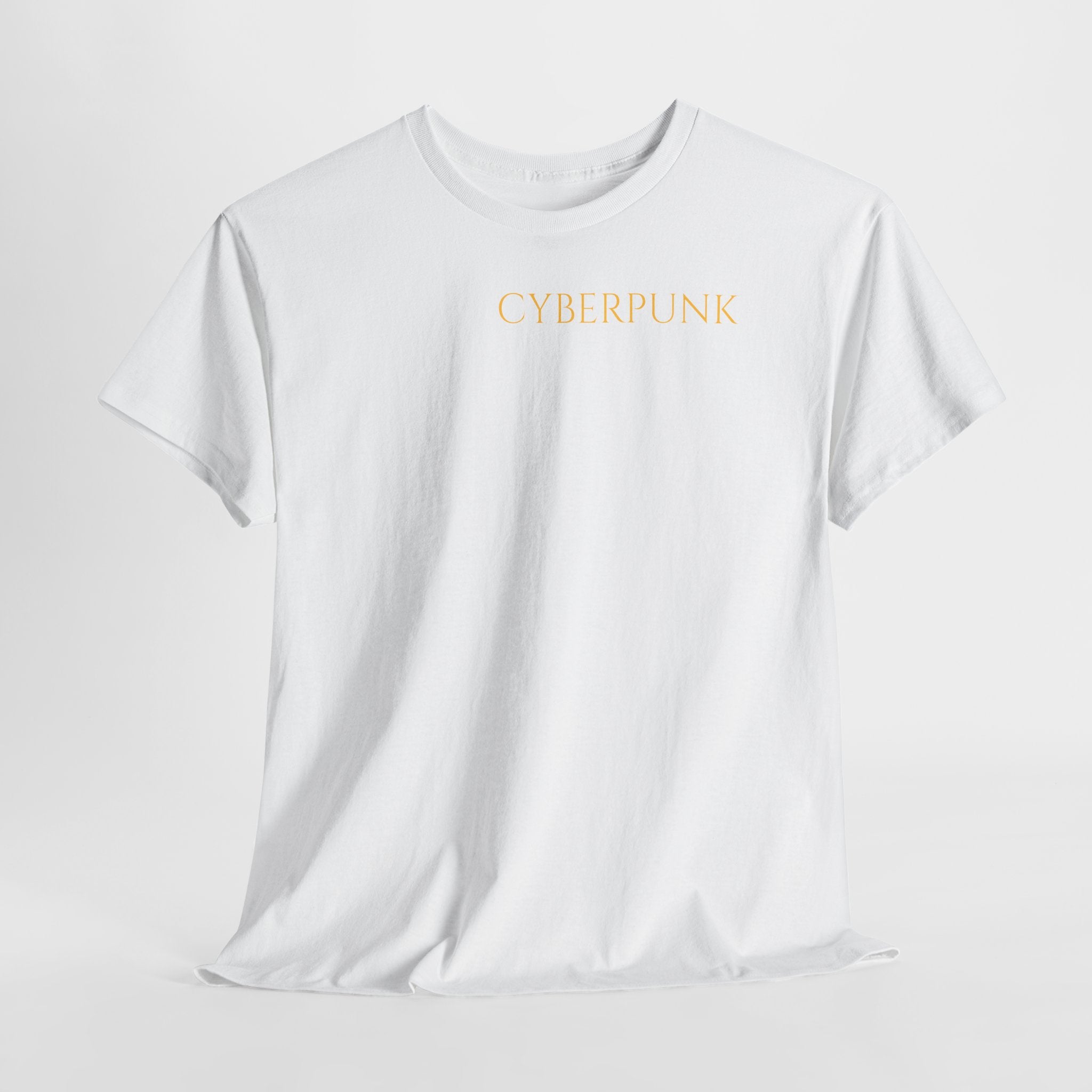 Neon Rainy Cityscape T-Shirt | Cyberpunk Night Street Scene