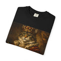 Regal Cat Portrait T-shirt | King Cat Painting, Vintage Royal Costume
